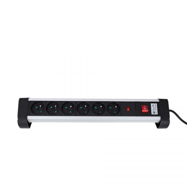 power acoustics multiplug-6 pro multiprise électrique de bureau à 6 prises  - Musique Shop